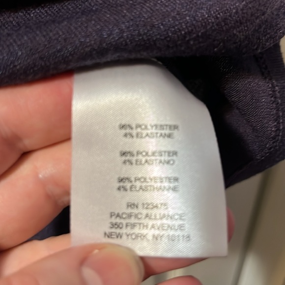 Women's Purple Knit Tank Top Dressy for Summer Office Wear Ellen Tracy Medium - Picture 5 of 5